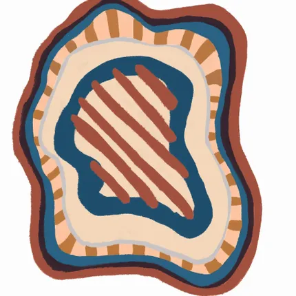 Tapis Intoxicating Lollipop - GALERIE SANA MOREAU