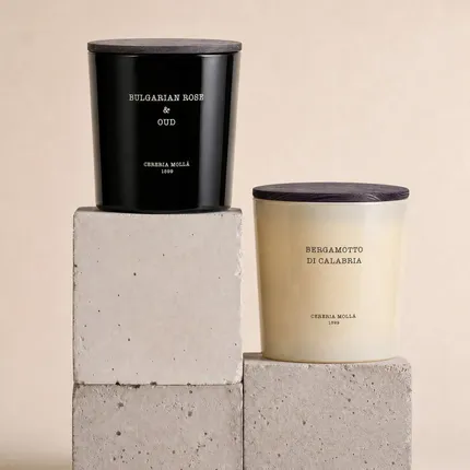 Scented candle. 2 WICK XL CANDLE 600GR. - CERERIA MOLLA 1899 CANDLES