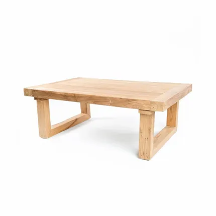 La Table Basse Reclaimed Teak - Naturel - BAZAR BIZAR LIVING