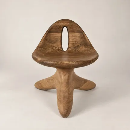 Morphe | Fauteuil Sculpté Exclusif | Chêne Européen Massif - NEXART