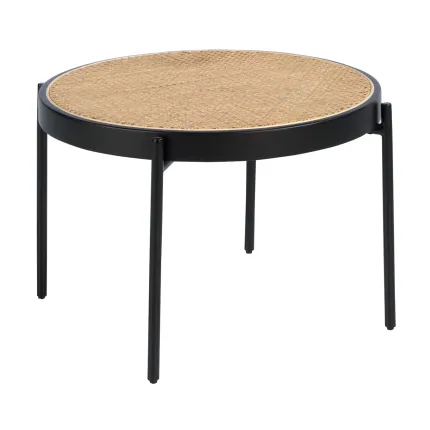 Round rattan coffee table - ANGEL CERDÁ