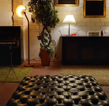 Sièges pour collectivités - Pouf Capiton Contemporain | Pouf - CREARTE COLLECTIONS