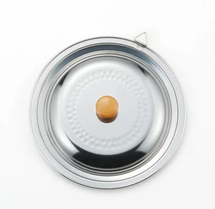 Casseroles - Couvercle pour casseroles de 20-22 cm, en acier inoxydable - collection Yukihira / YOSHIKAWA - ABINGPLUS
