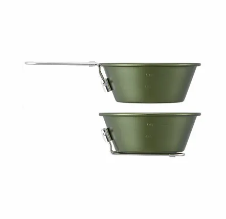 Barbecues - Tasse camping, poignée pliante, aluminium 300 ml  / SKATER - ABINGPLUS