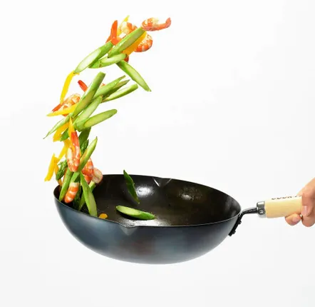 Frying pans - Ø280 steel pan - Deep Frying Pan/YOSHIKAWA collection - ABINGPLUS