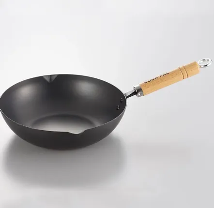 Frying pans - Ø280 steel pan - Deep Frying Pan/YOSHIKAWA collection - ABINGPLUS