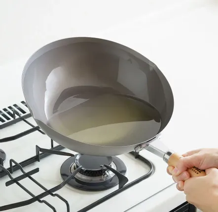 Frying pans - Titanium pan and wok/YOSHIKAWA - ABINGPLUS
