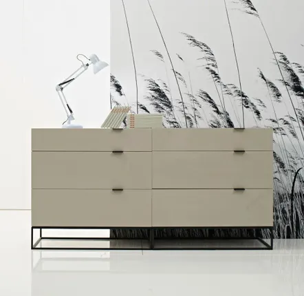 Commodes - Commode en acier noir - ANGEL CERDÁ