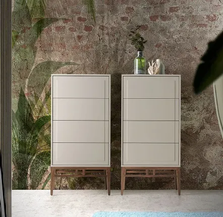 Commodes - Chiffonnier gris et noyer - ANGEL CERDÁ