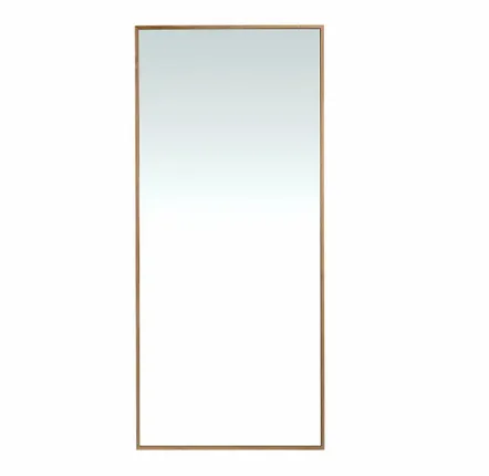 Mirrors - Rectangular foot mirror walnut - ANGEL CERDÁ