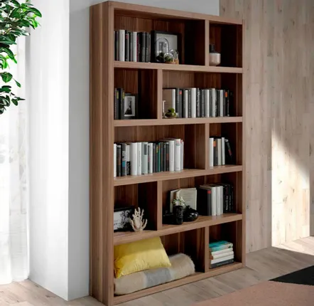 Bibliothèques - Bibliothèque en bois de noyer - ANGEL CERDÁ