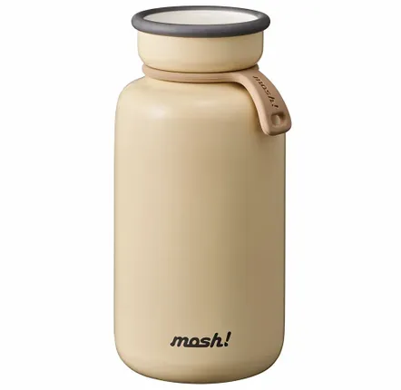 Boîtes de conservation - Gourde isotherme inox 450 ml - collection Bottle Latte / Mosh ! - ABINGPLUS