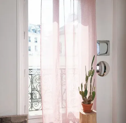 Rideaux et voilages - BRISE Voilage 140x280 cm DRAGEE - EN FIL D'INDIENNE...