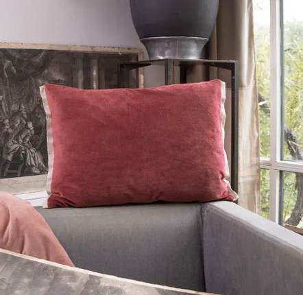 Fabric cushions - Medicis Cushion Cover 40X55Cm Medicis Terracotta - EN FIL D'INDIENNE...