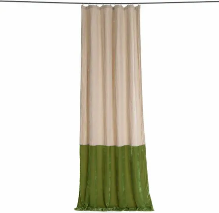 Curtains and window coverings - Fortuna Duo Curtain 140X300 Cm Fortuna Avocat - EN FIL D'INDIENNE...