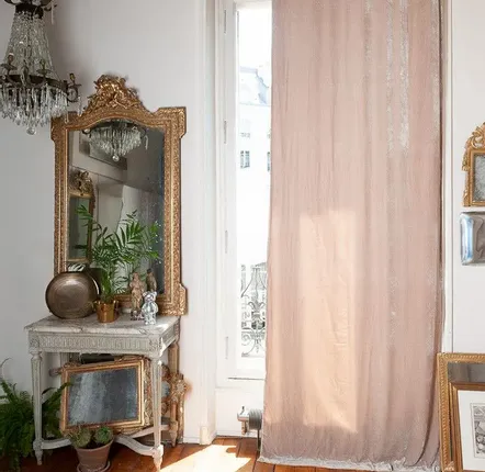Curtains and window coverings - Fortuna Curtain 110X300 Cm Fortuna Beige - EN FIL D'INDIENNE...