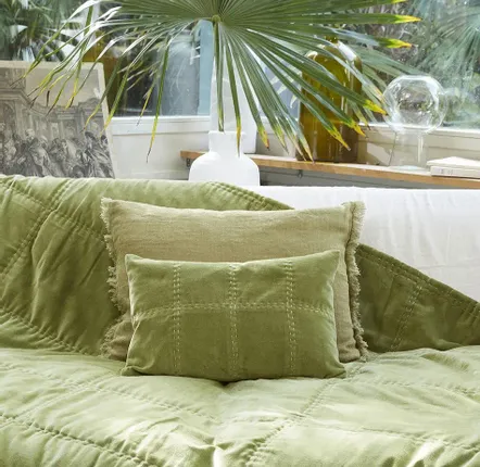 Fabric cushions - Boho Cushion Cover  30X45 Cm - EN FIL D'INDIENNE...