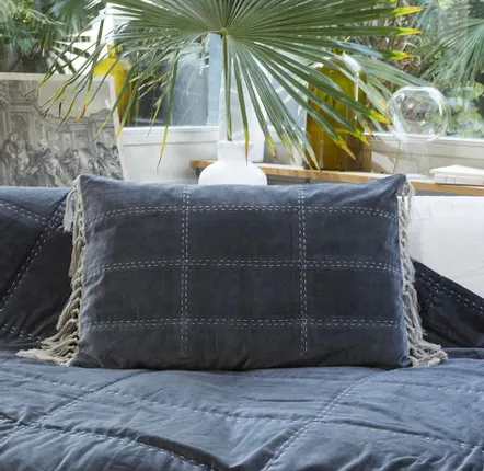 Fabric cushions - Boho Cushion Cover 50X75 Cm - EN FIL D'INDIENNE...