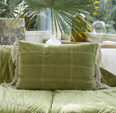 Cushions - Boho Cushion Cover 50X75 Cm - EN FIL D'INDIENNE...