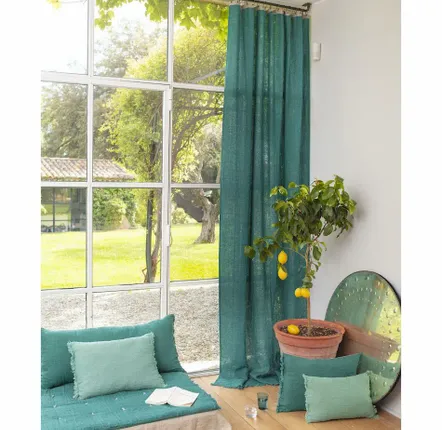 Rideaux et voilages - ETAMINE Voile 140x300 cm - EN FIL D'INDIENNE...