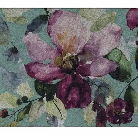 Coussins textile - FLORA coussin 50x75cm housse FLORA CELADON - EN FIL D'INDIENNE...
