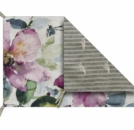 Bed linens - FLORA sofa-cover 90x200cm FLORA ECRU - EN FIL D'INDIENNE...