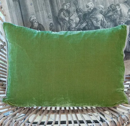 Coussins textile - FORTUNA House de Coussin 35x50 cm FORTUNA AVOCAT - EN FIL D'INDIENNE...