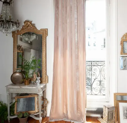 Curtains and window coverings - Fortuna Curtain 110X300 Cm Fortuna Beige - EN FIL D'INDIENNE...