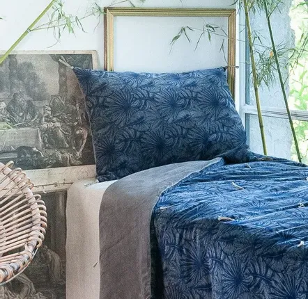 Rideaux et voilages - GOA Plaid 140x220 cm PLOMB - EN FIL D'INDIENNE...