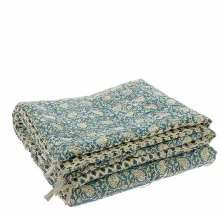 Bed linens - Indienne Sofa Cover 90X200 Cm Indienne Canard - EN FIL D'INDIENNE...