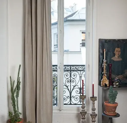 Curtains and window coverings - Lyric Curtain 135X250 Cm Lyric Beige - EN FIL D'INDIENNE...