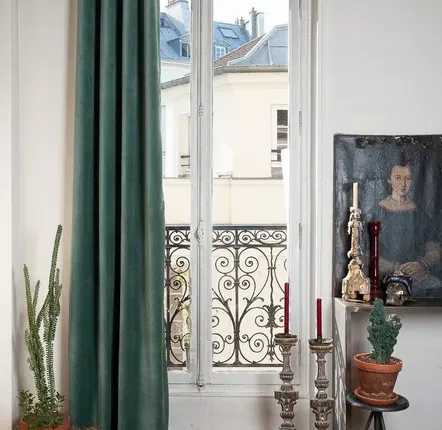 Curtains and window coverings - Lyric Curtain 135X250 Cm Lyric Celadon - EN FIL D'INDIENNE...