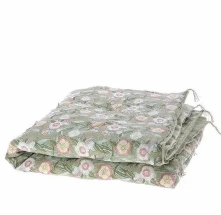 Linge de lit - PENSEE VELOURS Bout de lit 90x200 cm BEIGE - EN FIL D'INDIENNE...