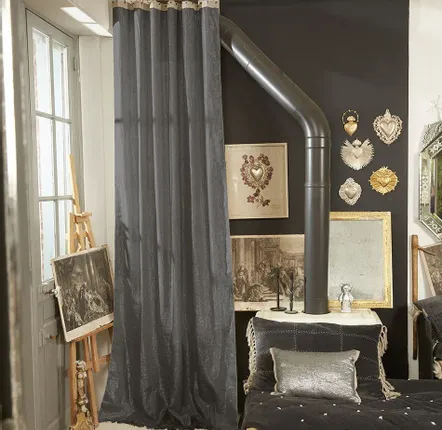 Curtains and window coverings - Platine Curtain 140X280 Cm Mercure - EN FIL D'INDIENNE...