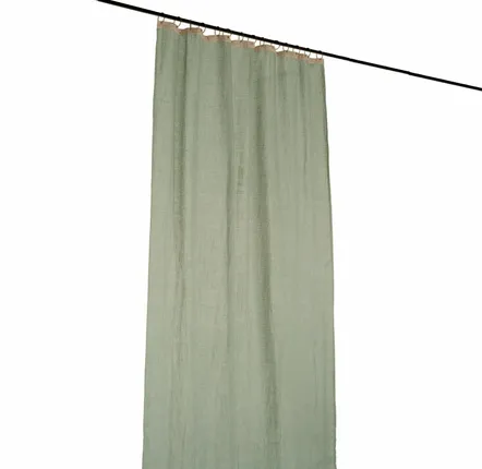 Rideaux et voilages - ETAMINE VOILE 140x300 cm LICHEN - EN FIL D'INDIENNE...