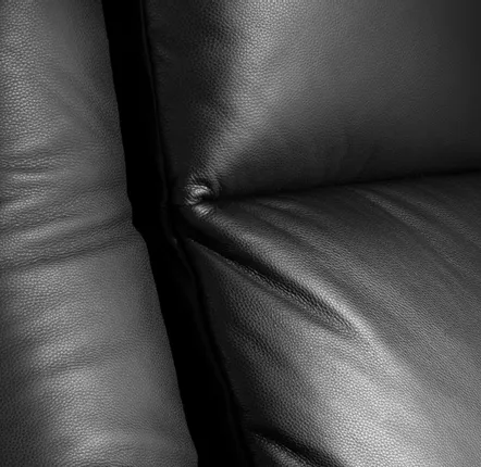 Armchairs - Black leather swivel armchair - ANGEL CERDÁ