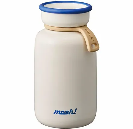 Accessoires de voyage - Gourde isotherme inox 330 ml - collection Bottle Latte / Mosh ! - ABINGPLUS