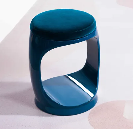 Tabourets - Tabouret I Vert Canard - H : 47 cm - SOFTICATED
