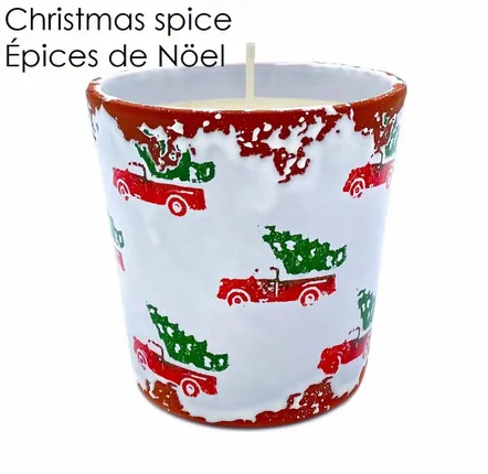 Candles - Christmas Pick-up Ceramic Scented Candle Size M - WAX DESIGN - BARCELONA