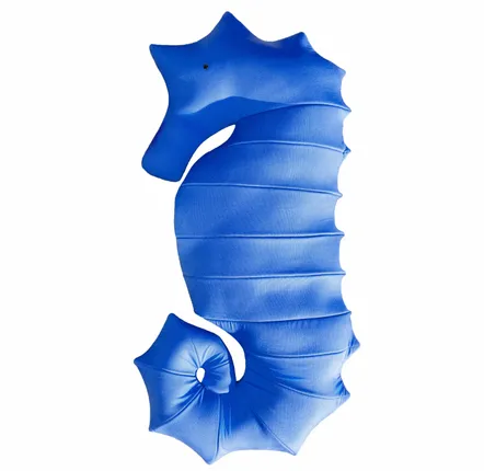 Equipements espace extérieur - Pouf hippocampe extérieur flottant déhoussable marine - MX HOME