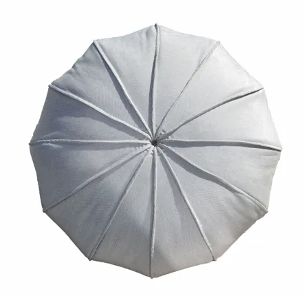 Equipements espace extérieur - Pouf oursin extérieur flottant déhoussable gris - MX HOME