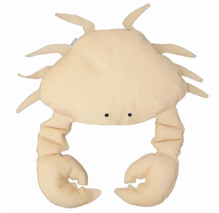 Equipements espace extérieur - Pouf crabe extérieur flottant déhoussable en tissu effet raphia - MX HOME