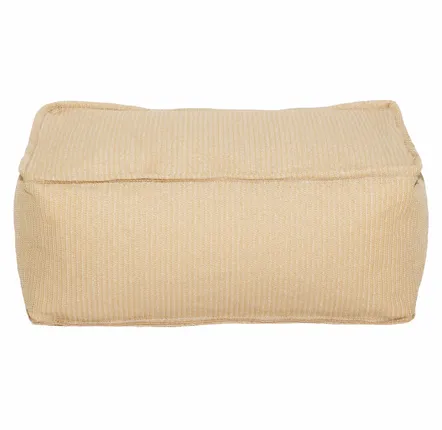 Equipements espace extérieur - Coussin de sol extérieur en tissu effet raphia M - MX HOME
