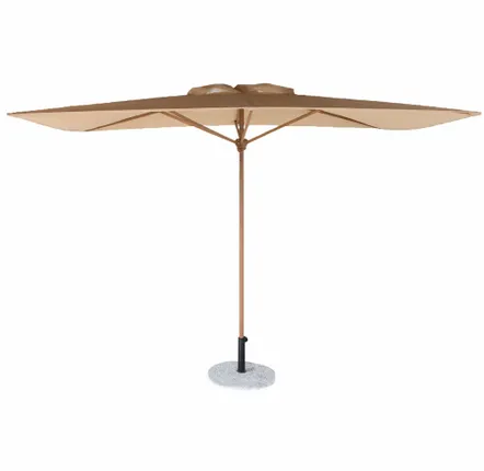 Sunshades - 2x2m raffia effect parasol - MX HOME