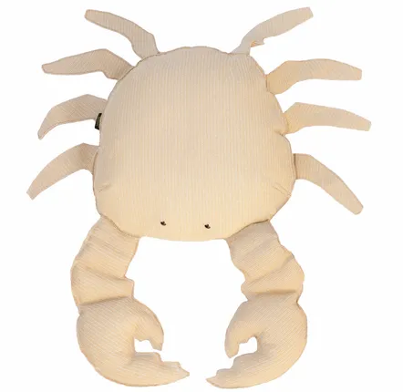 Outdoor decorative accessories - Raffia effect crab outdoor cushion - MX HOME