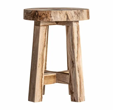 Repose-pieds - Repose- pied en bois tropical marron 35x34x40 cm - VICAL
