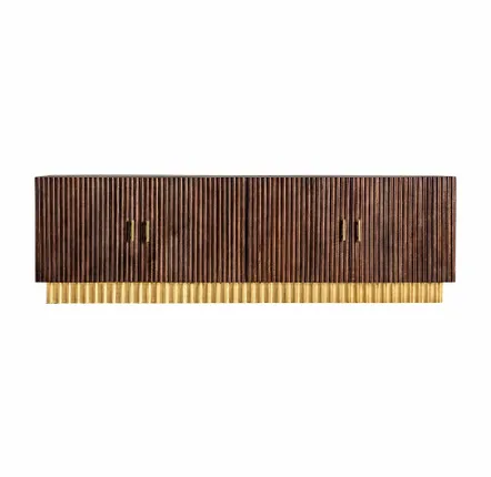 Meubles TV - Meuble tv en bois de mangue marron 200x42x62 cm - VICAL