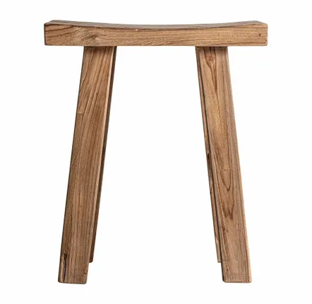 Repose-pieds - Repose- pied en bois de teck marron 40x30x46 cm - VICAL