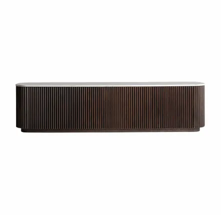 Meubles TV - Meuble tv en bois de mangue marron 200x40x50 cm - VICAL