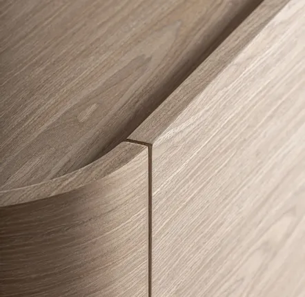 Meubles TV - Meuble tv en bois de chêne crème 220x45x50 cm - VICAL